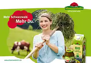 18/1 Plakat Schwarzwaldmilch