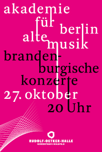4/1 Plakat Akademie für alte Musik Berlin