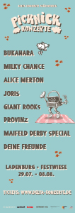 8/1 Plakat Picknick Konzerte