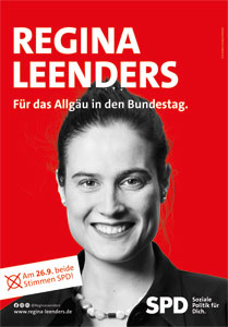 18/1 Plakat (hoch) SPD Bundestagswahl