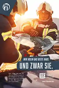 City-Light-Poster (CLP) Freiwillige Feuerwehr