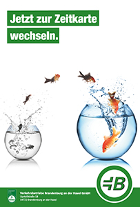 DIN A0 Plakat Verkehrsbetriebe Brandenburg