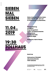 DIN A0 Plakat Tollhaus Karlsruhe